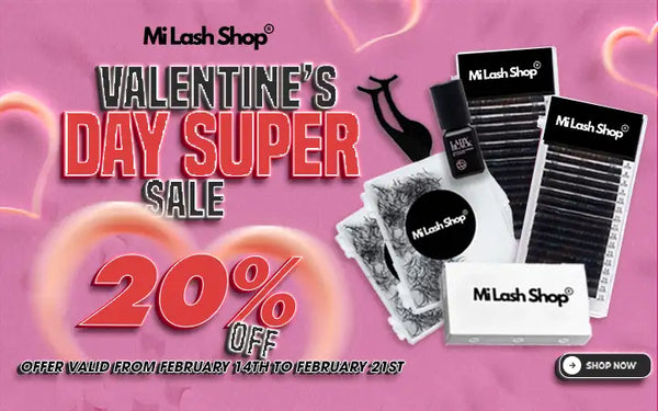 Valentine's Special: Elevate Your Lash Game with 20% Off at Mi Lash Shop 🌹