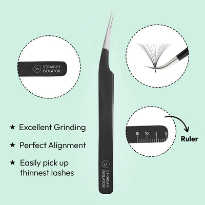 Straight Isolator Tweezers