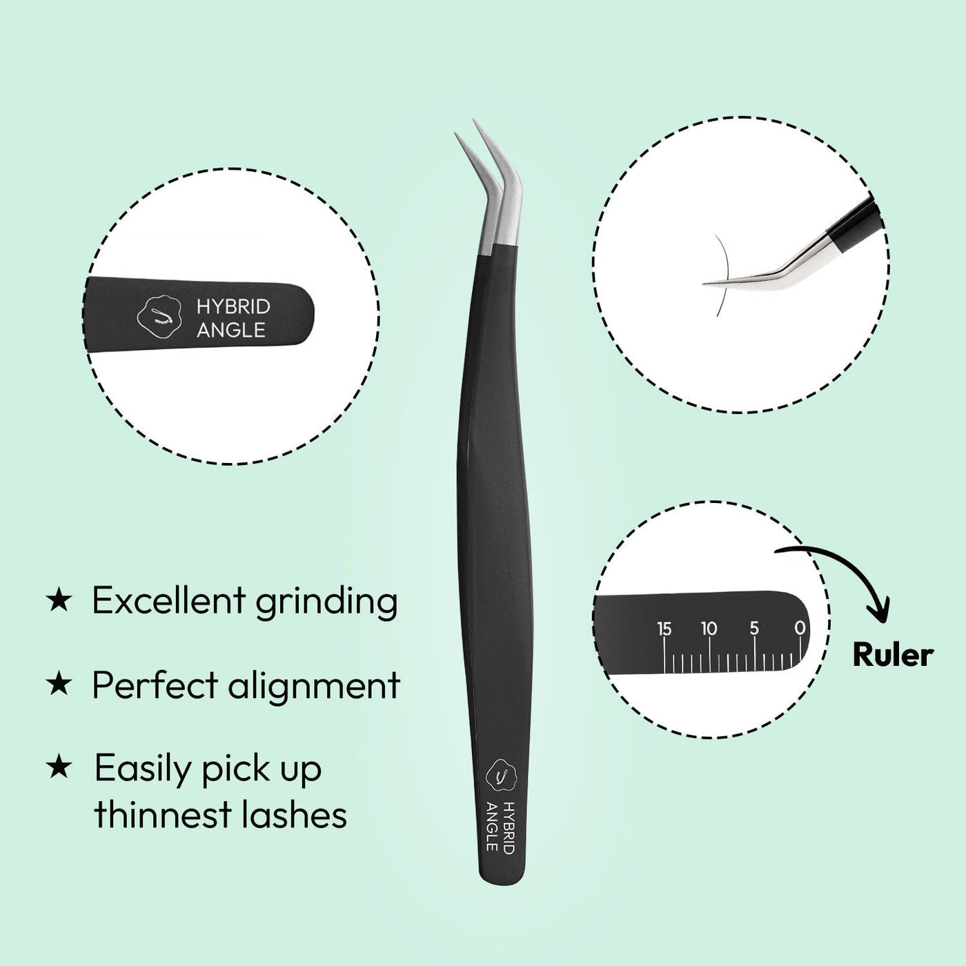 Hybrid Angle Tweezers