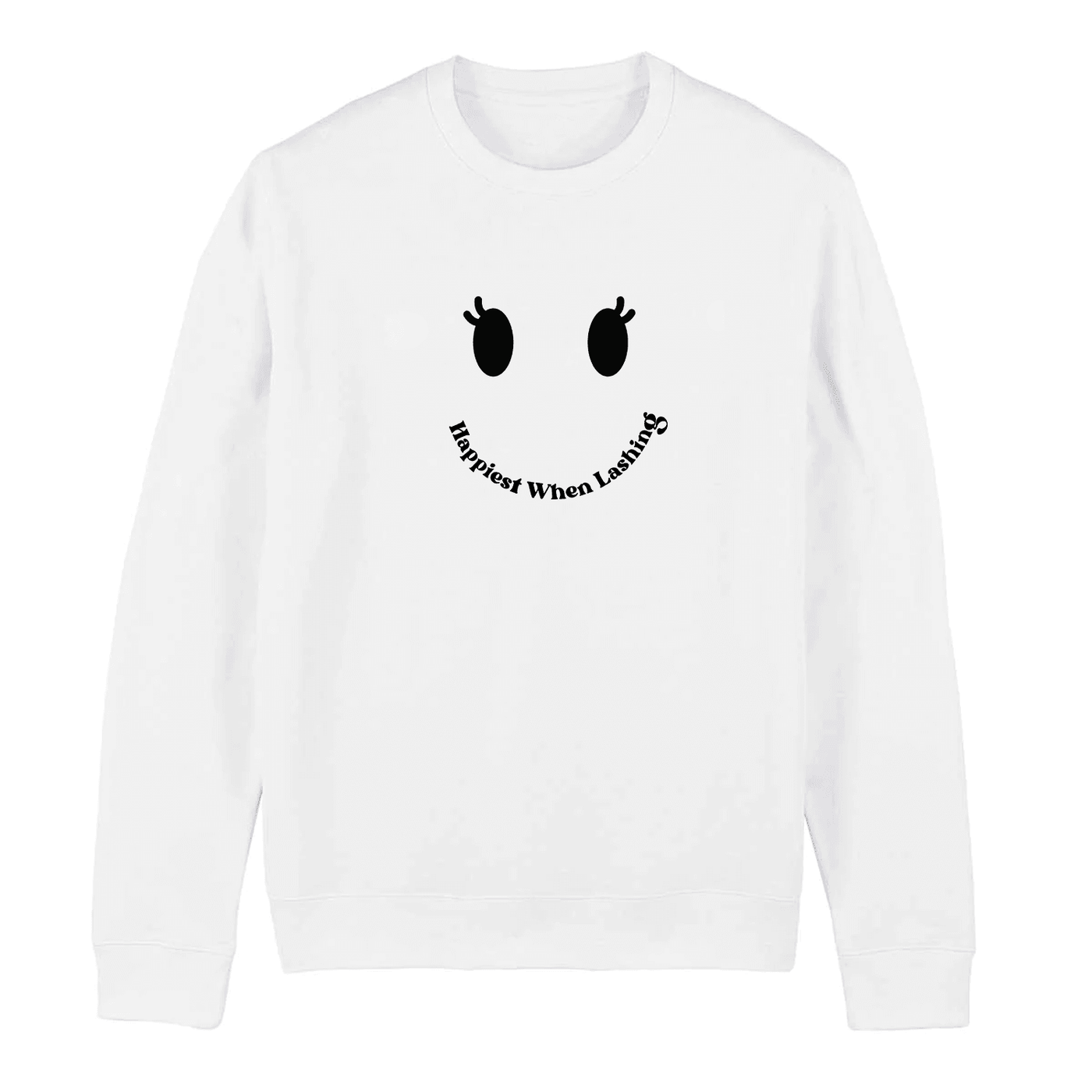 Happiest When Lashing  Sweatshirt