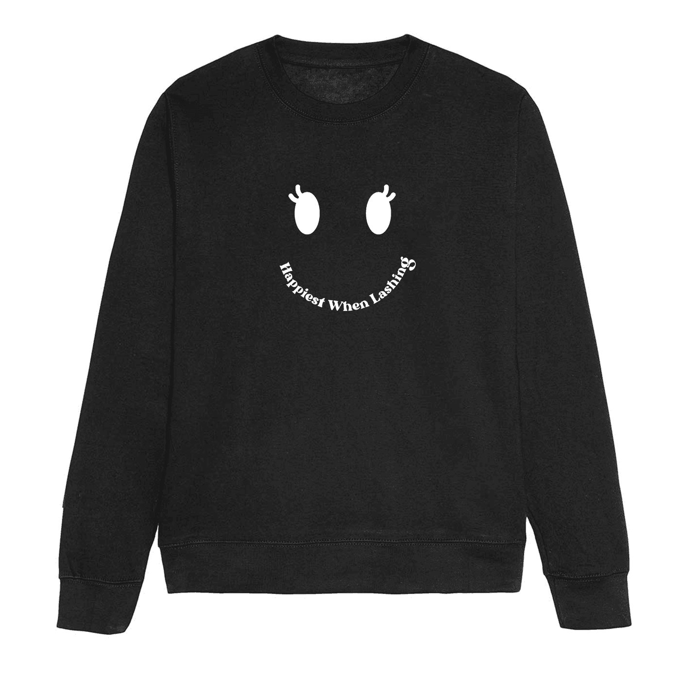 Happiest When Lashing  Sweatshirt