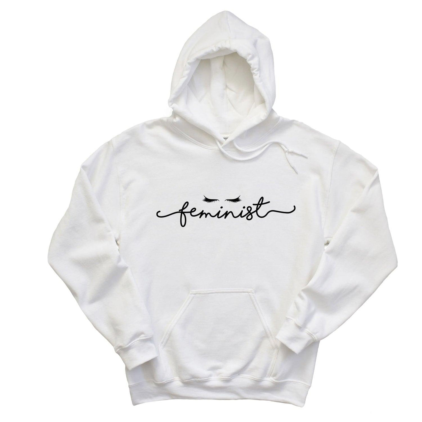 Minimalistischer feministischer Hoodie