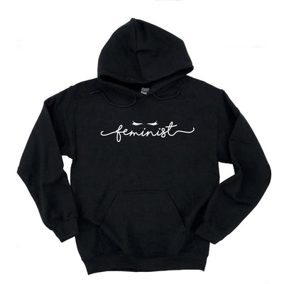 Minimalistischer feministischer Hoodie