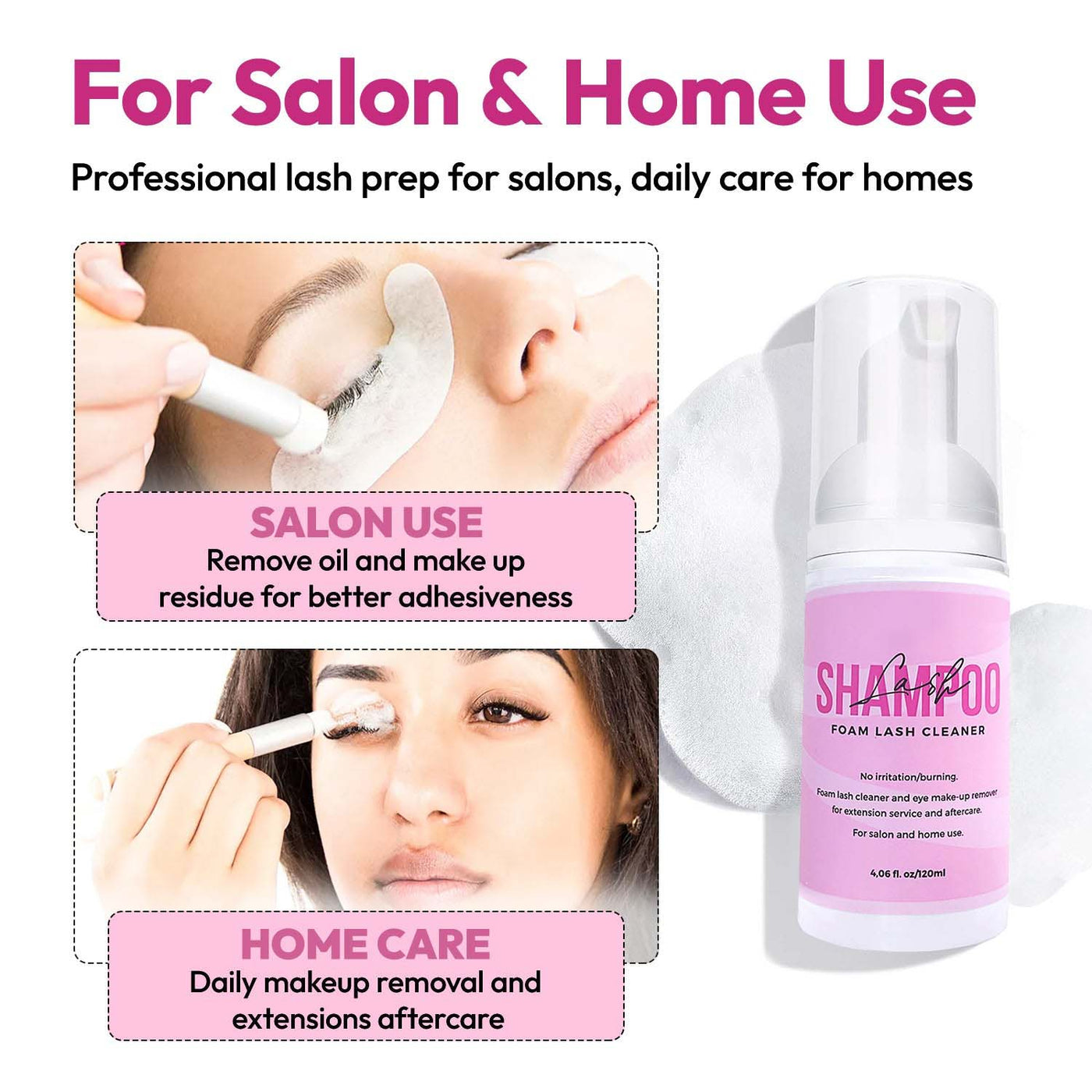 Milash Shop Shampoo - Foam Lash Cleaner