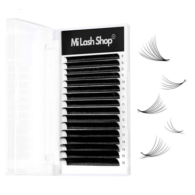 Fauxmink VOLUME Lashes | 12 lignes | .03 .05 .07 | Longueur mixte/unique | pour la vente en gros Précommande 